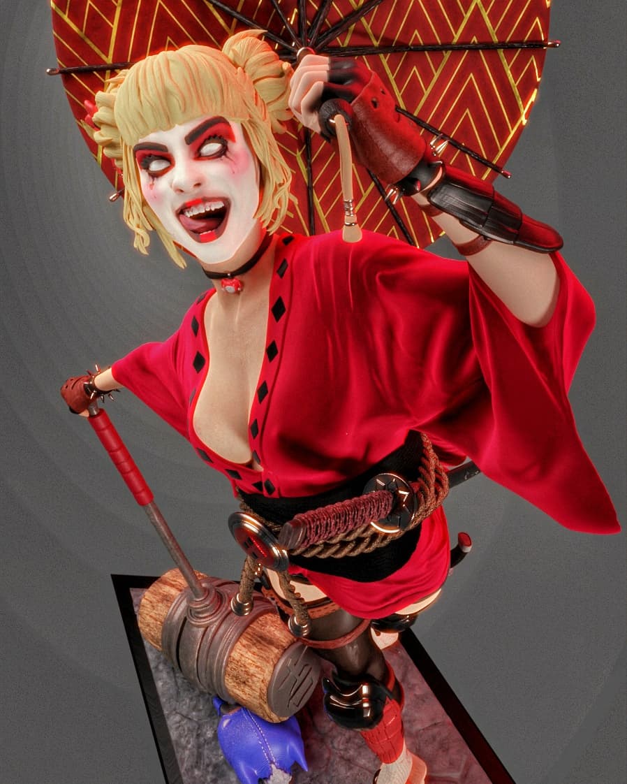 The Crimson Geisha Statue
