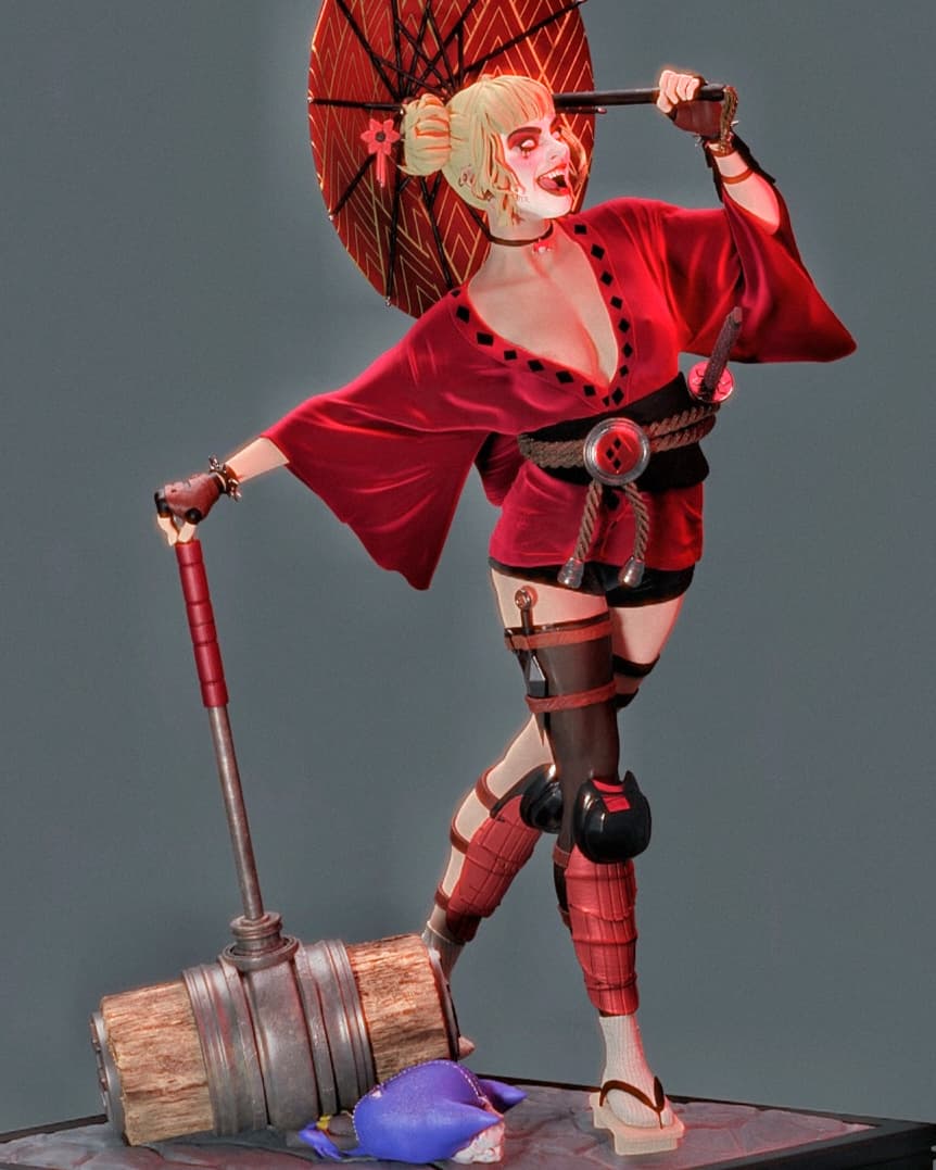 The Crimson Geisha Statue