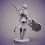 Tiefling Cleric Statue