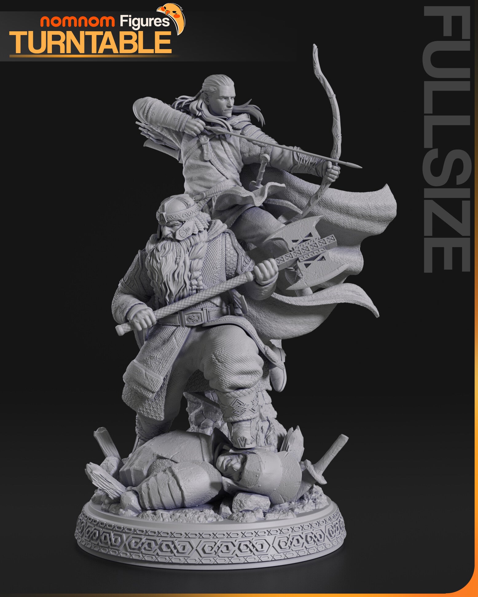 Elven Axe Fellowship Diorama