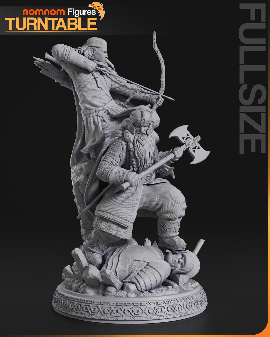 Elven Axe Fellowship Diorama