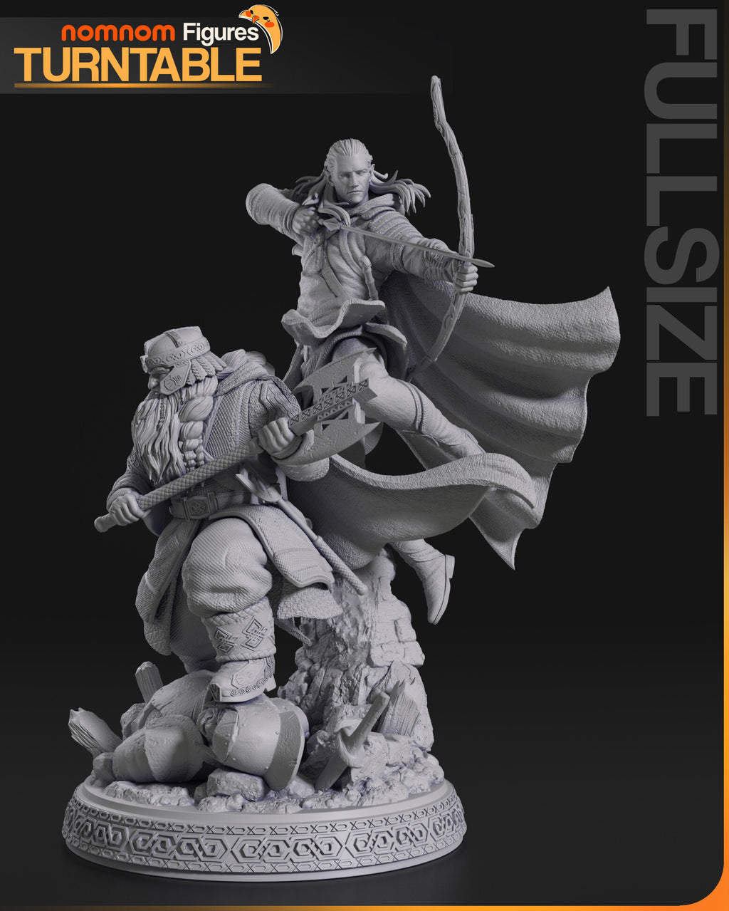 Elven Axe Fellowship Diorama