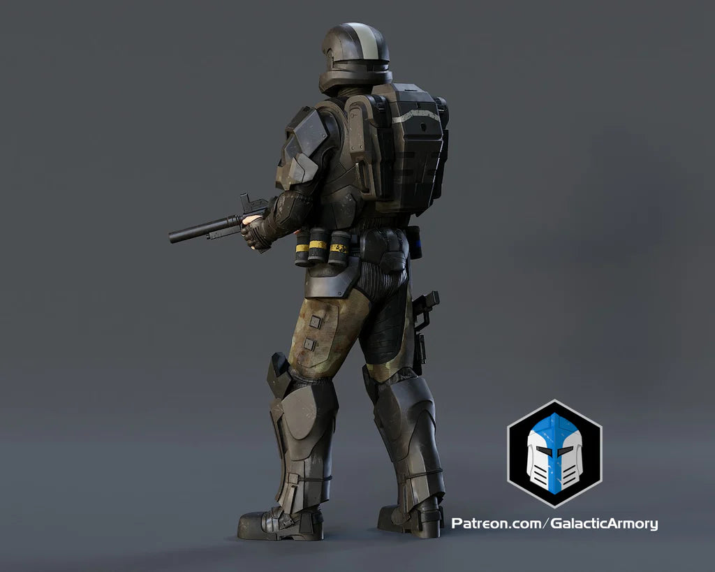 ODST Pose 1 Statue