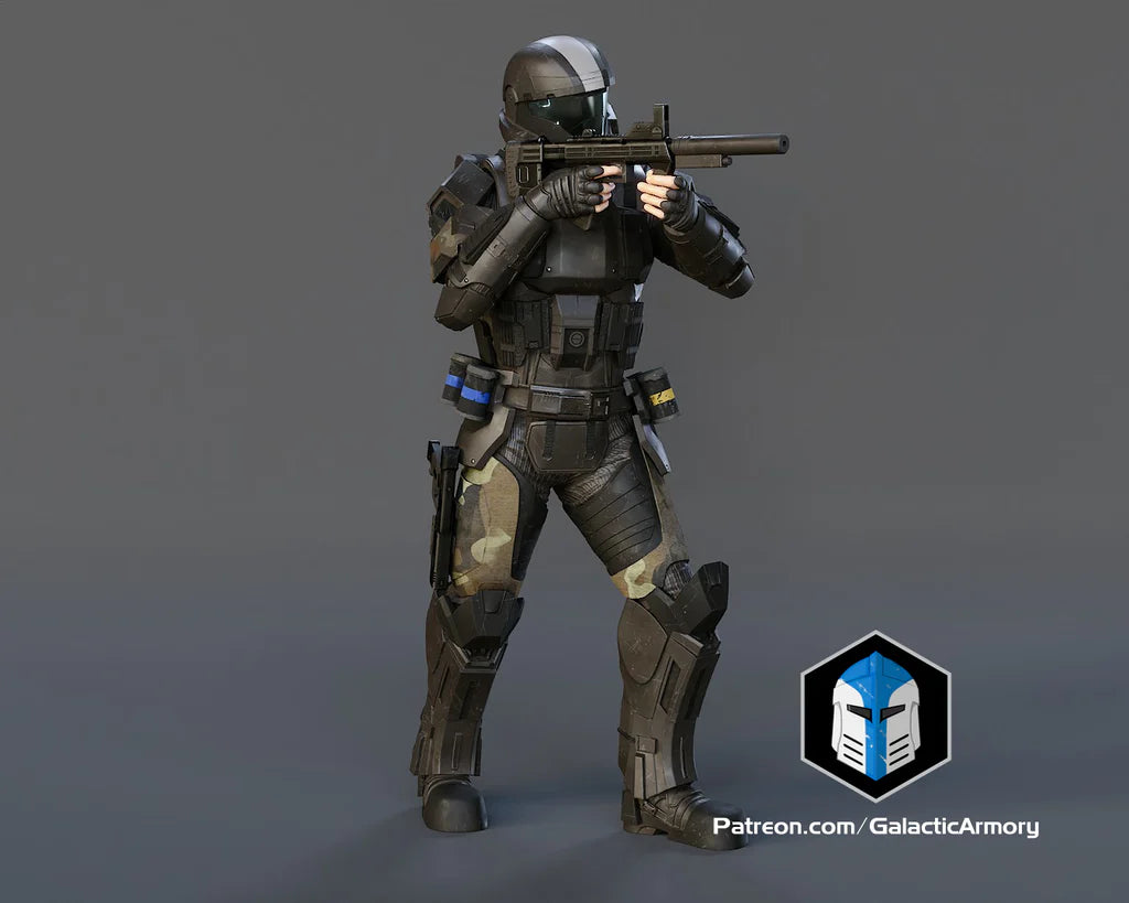 ODST Pose 4 Statue