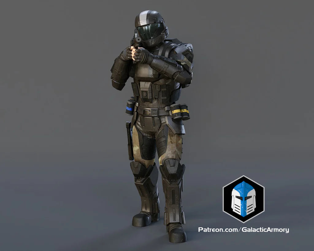 ODST Pose 4 Statue