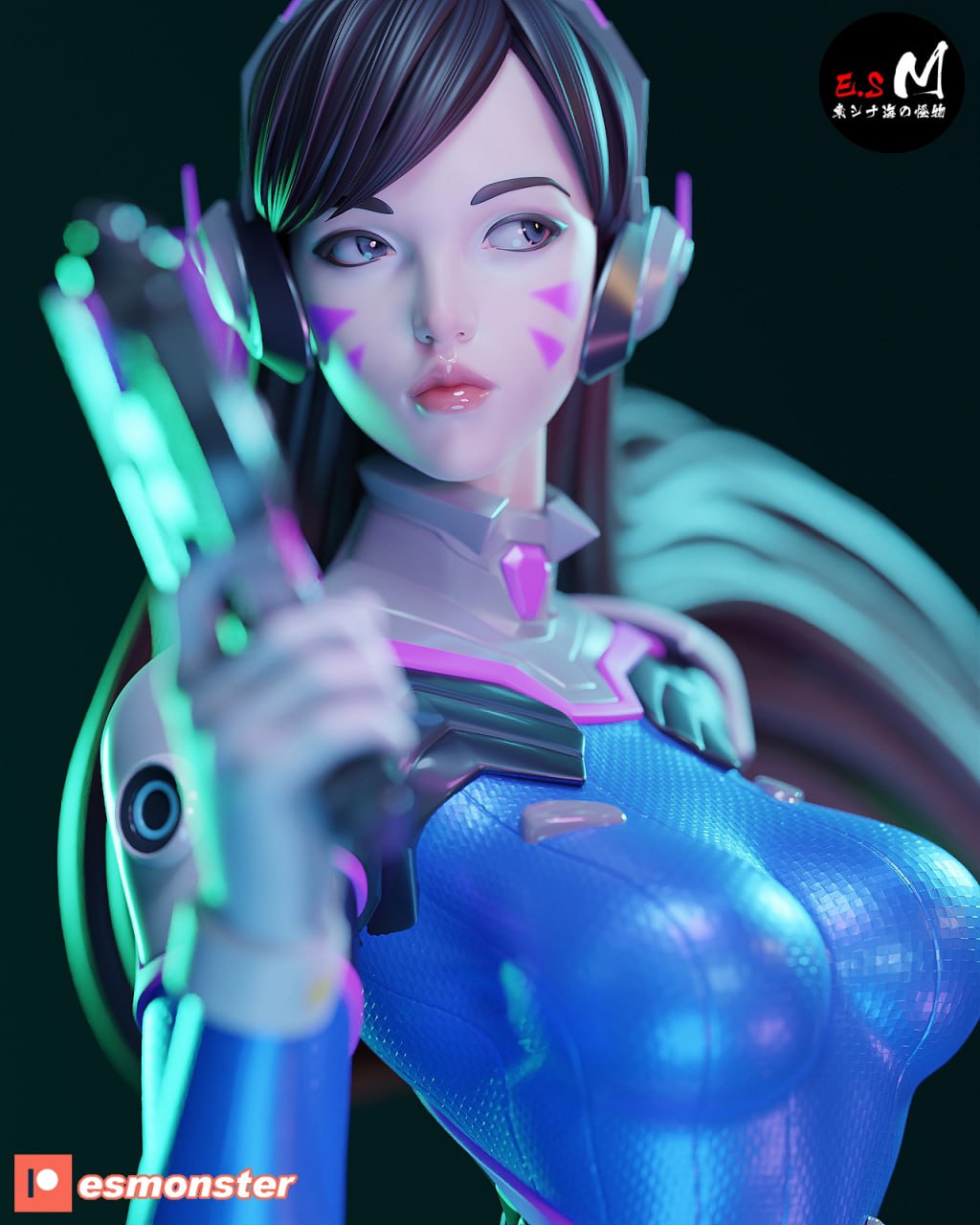 D.Va Statue