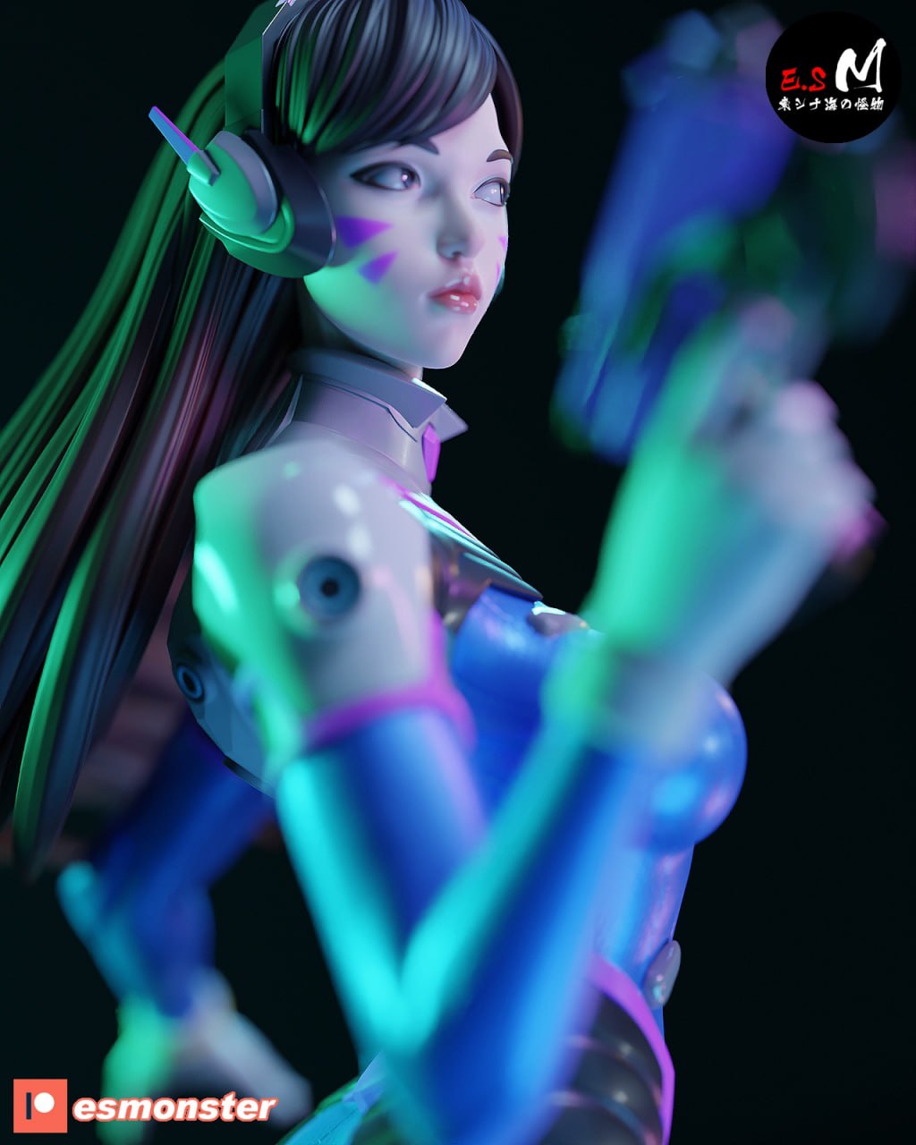 D.Va Statue