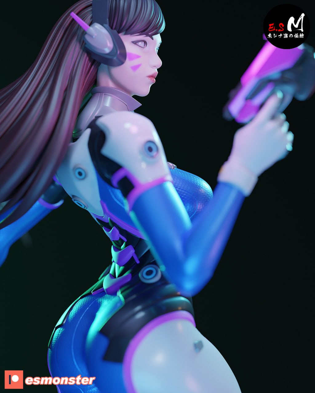 D.Va Statue