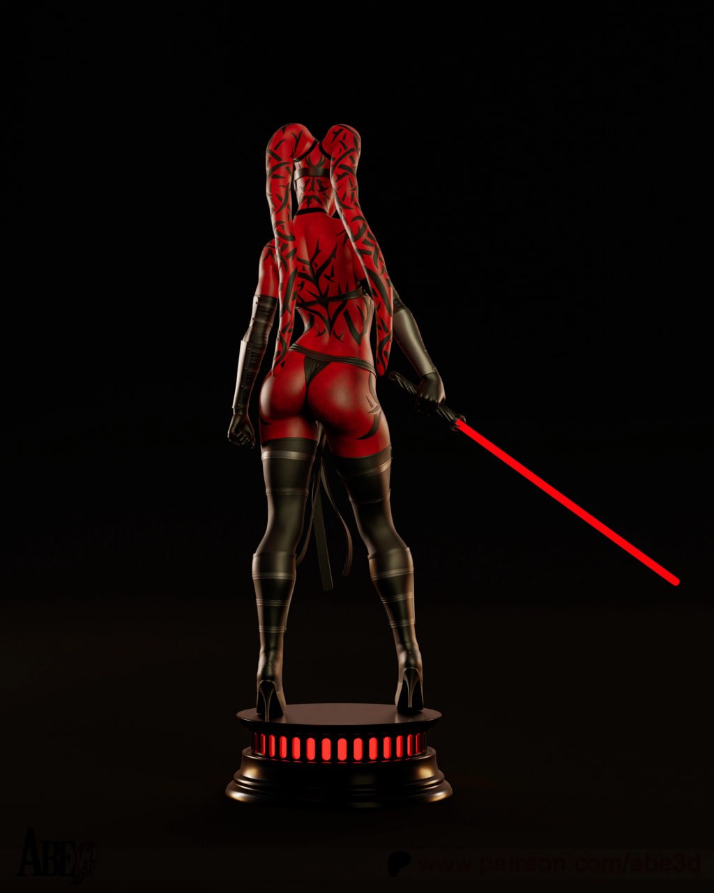 The Scarlet Assassin Statue
