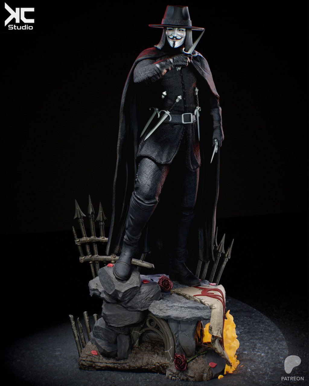 Vendetta Nocturne Statue