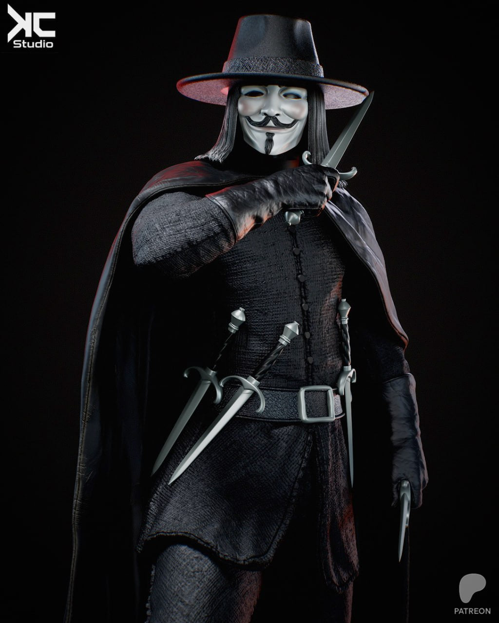 Vendetta Nocturne Statue