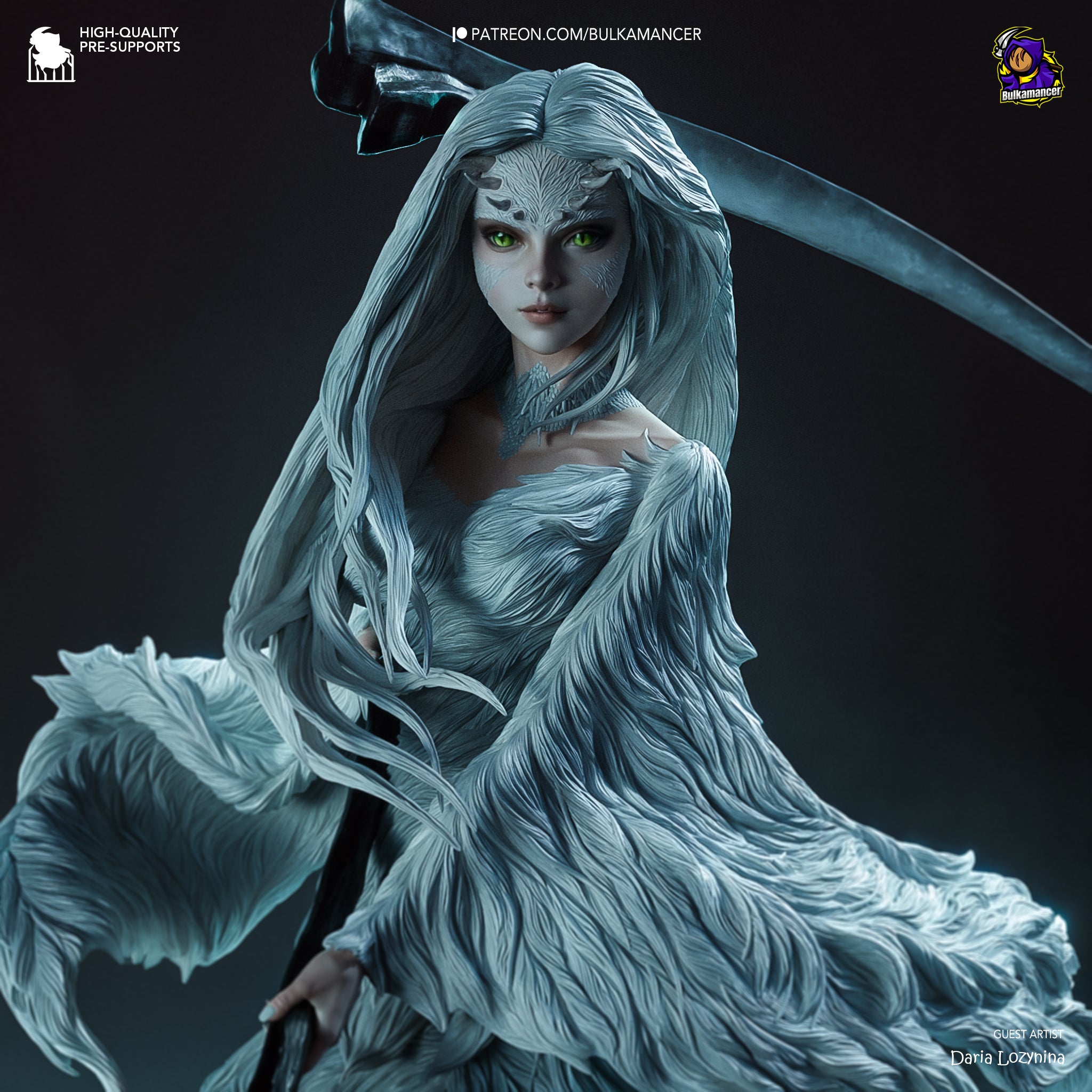 Crossbreed Frost Maiden Statue