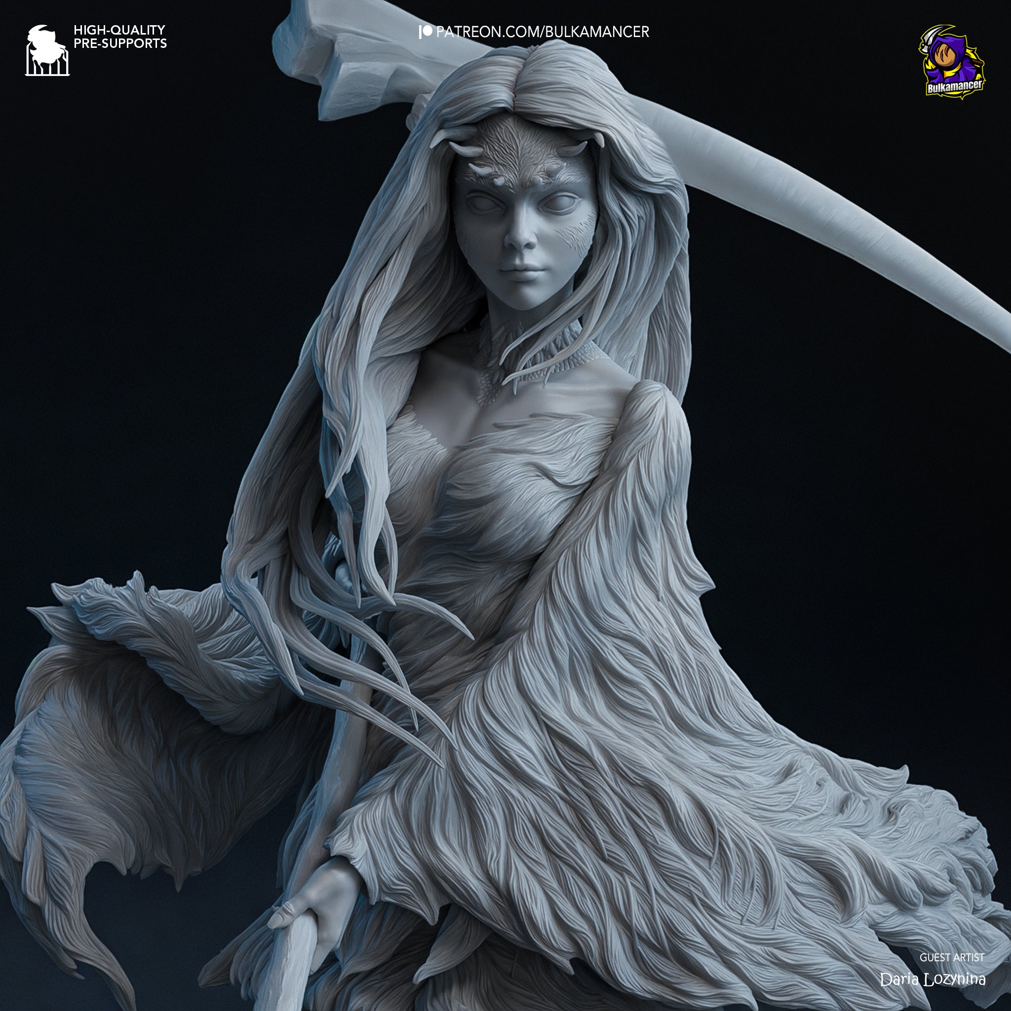 Crossbreed Frost Maiden Statue