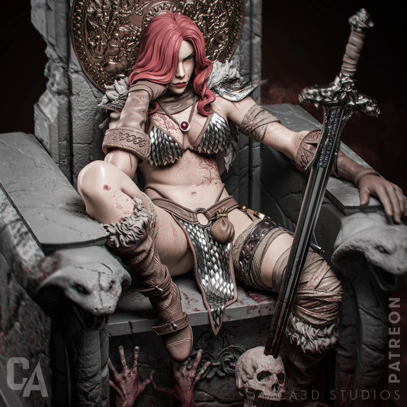 Red-Haired Warrior Statue