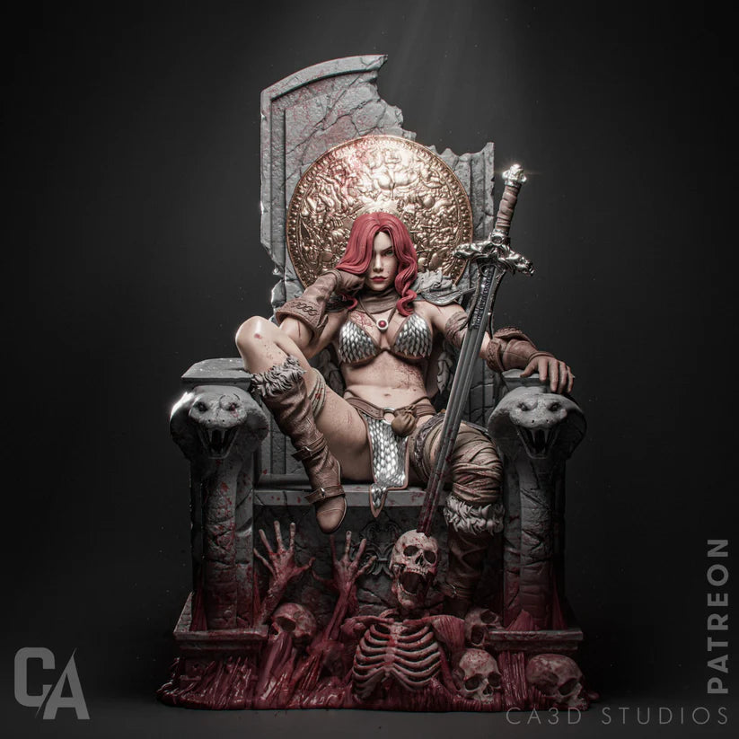 Red-Haired Warrior Statue