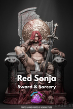 Red-Haired Warrior Statue
