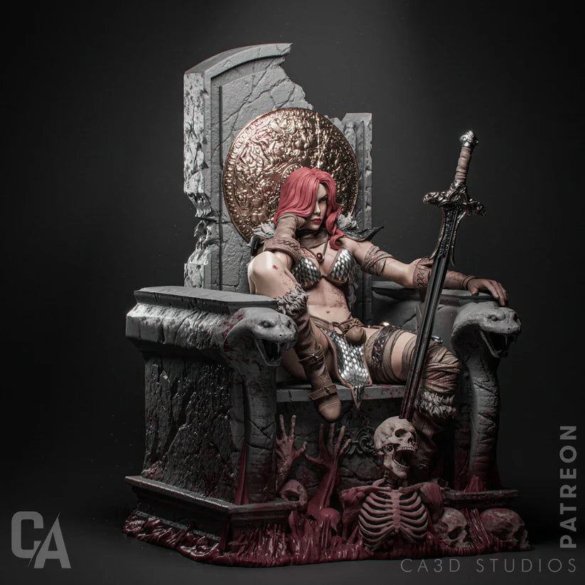 Red-Haired Warrior Statue