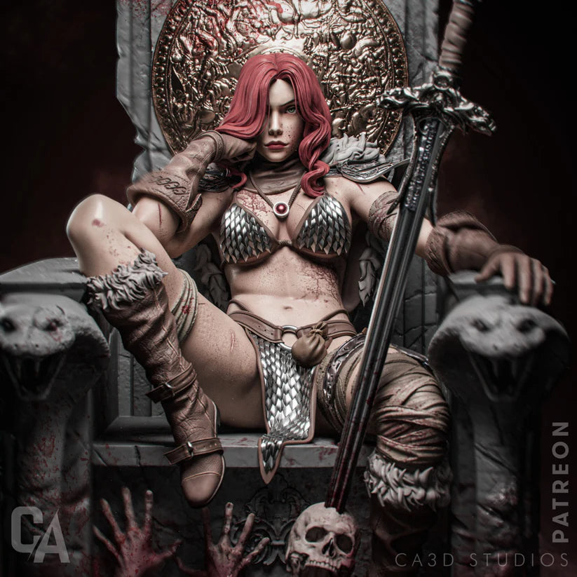 Red-Haired Warrior Statue