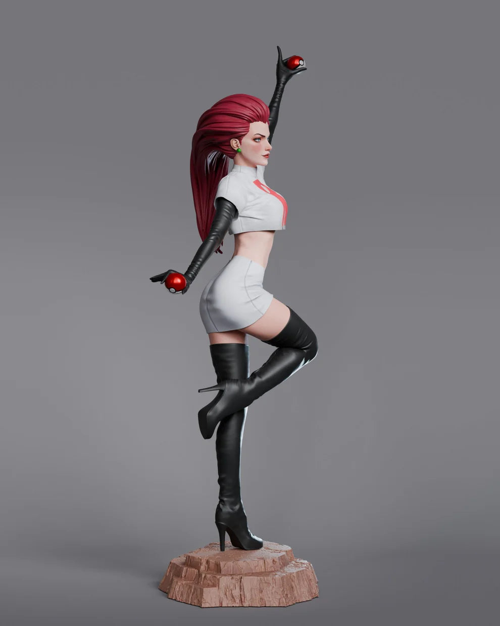 Rocket Girl Statue