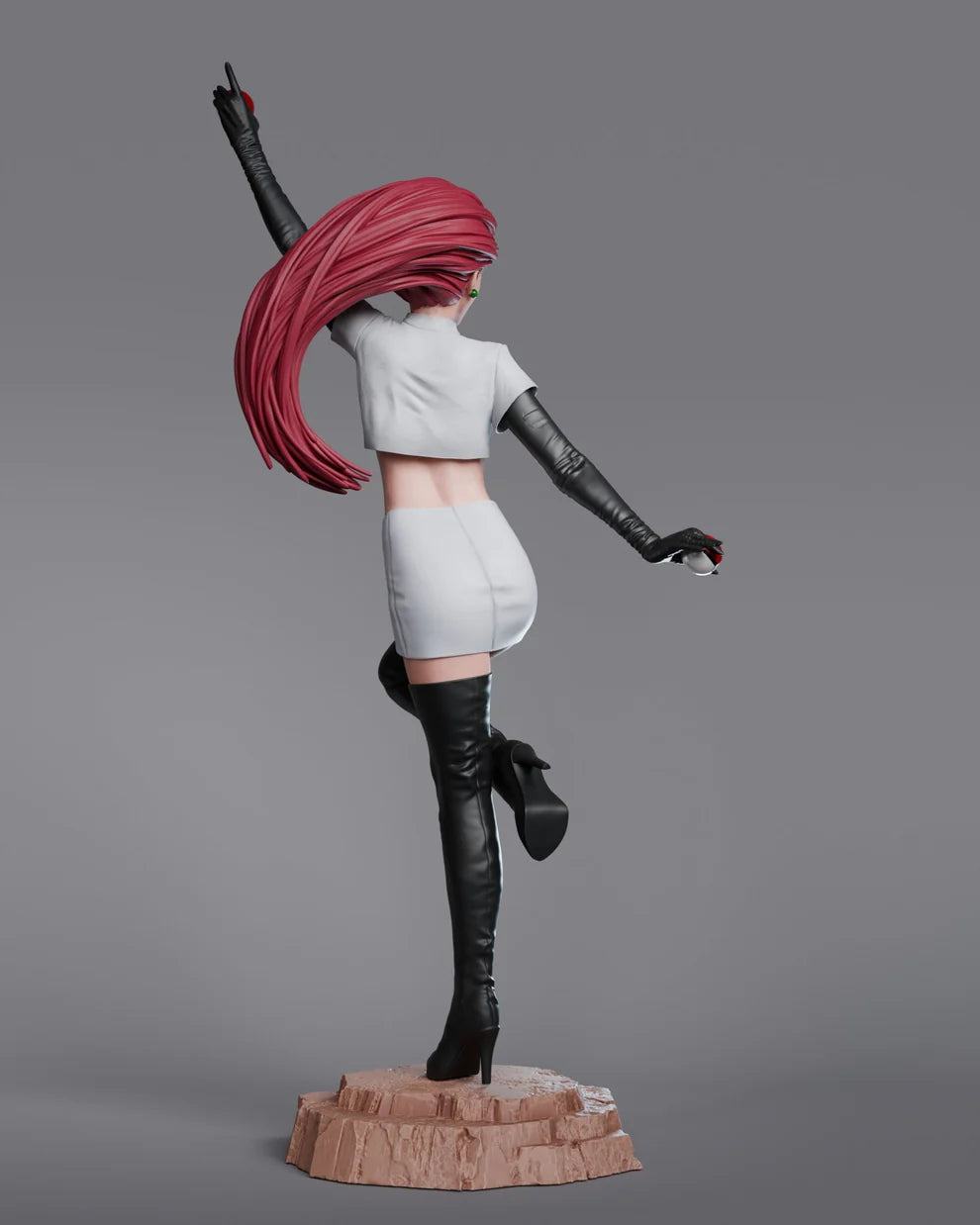 Rocket Girl Statue