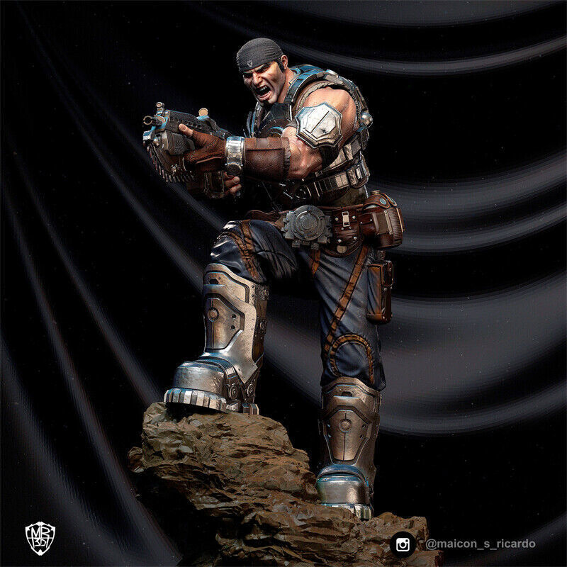 Armored COG Soldier Statue