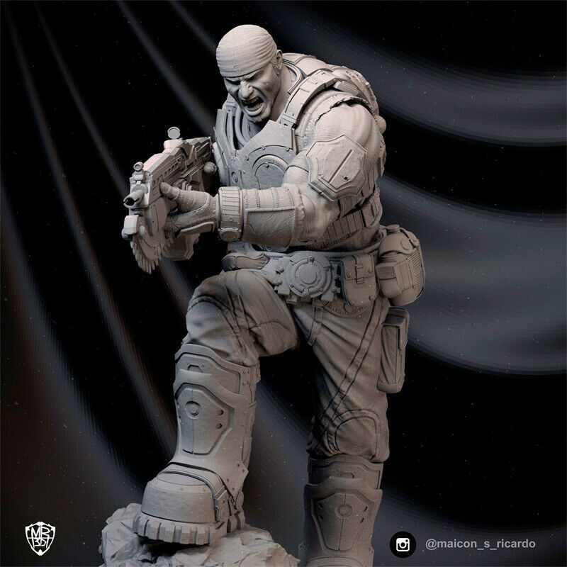 Armored COG Soldier Statue