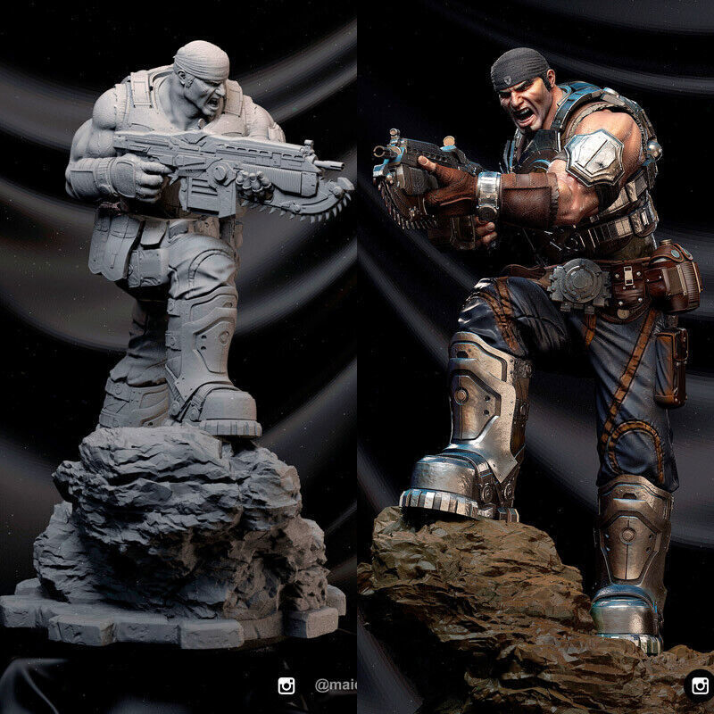 Armored COG Soldier Statue