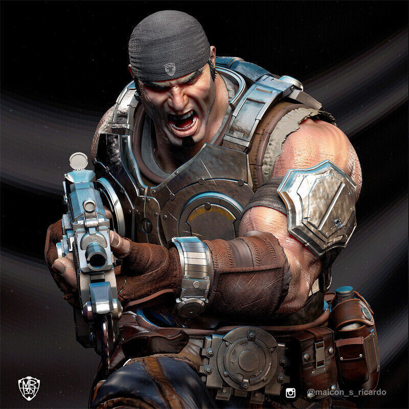 Armored COG Soldier Statue