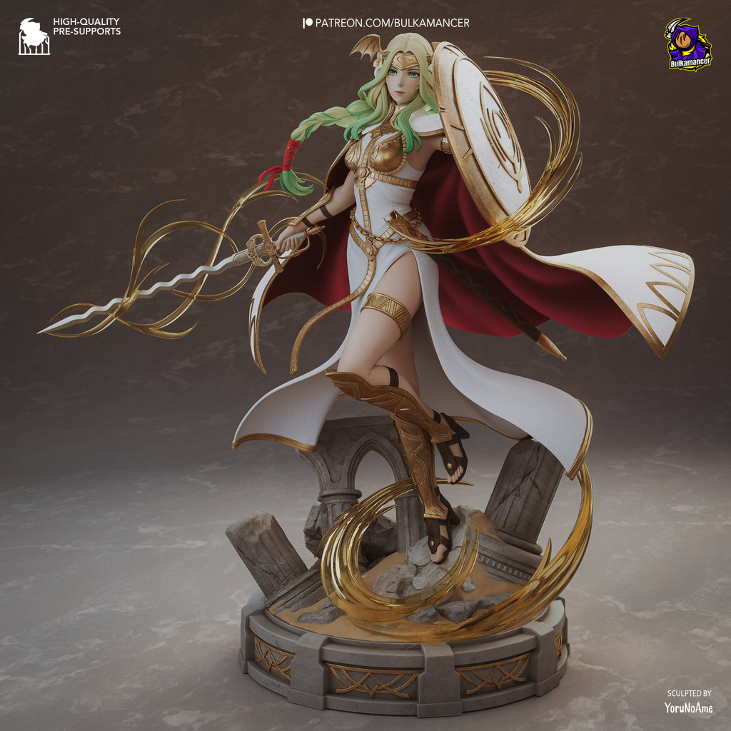 The Silver Saint Statue