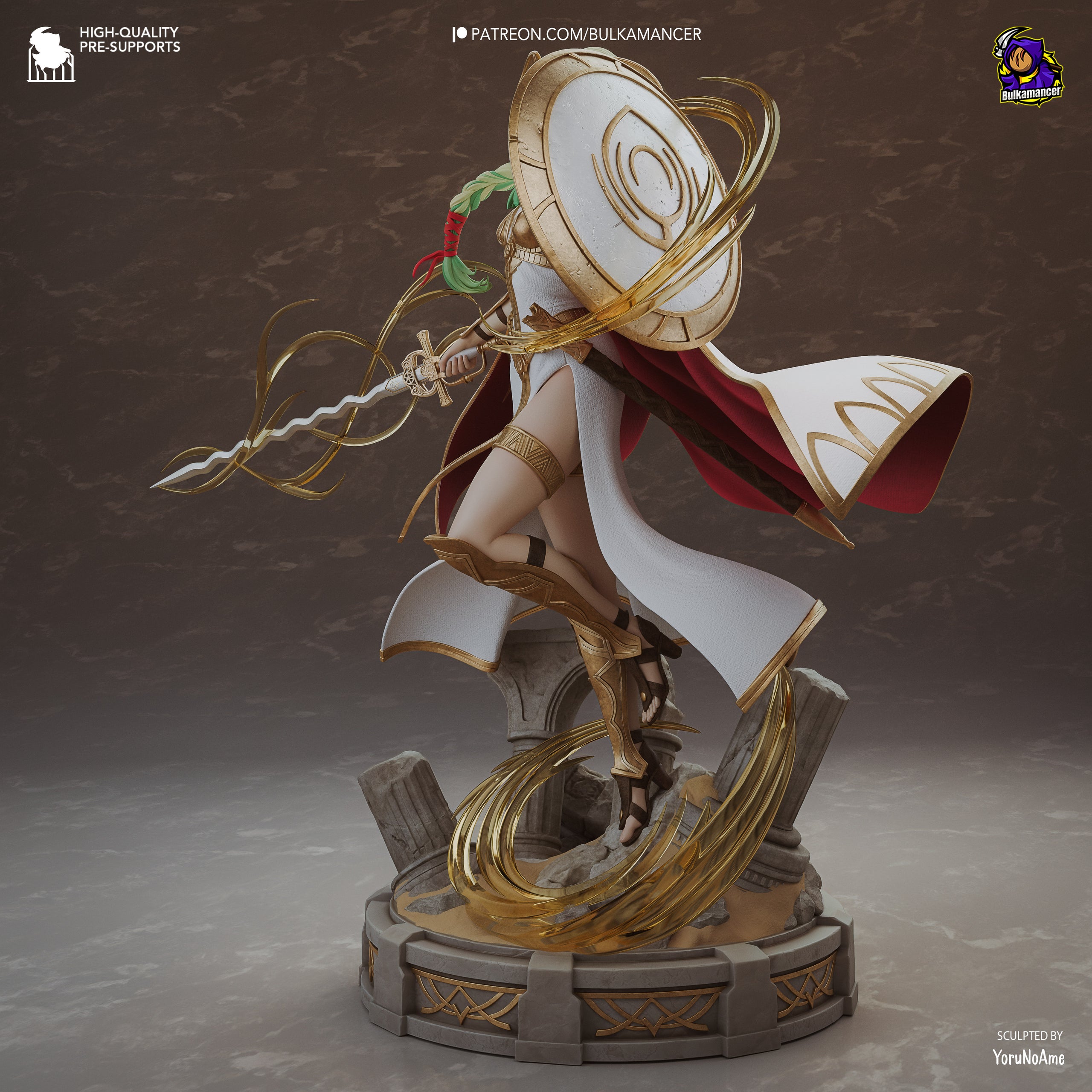 The Silver Saint Statue