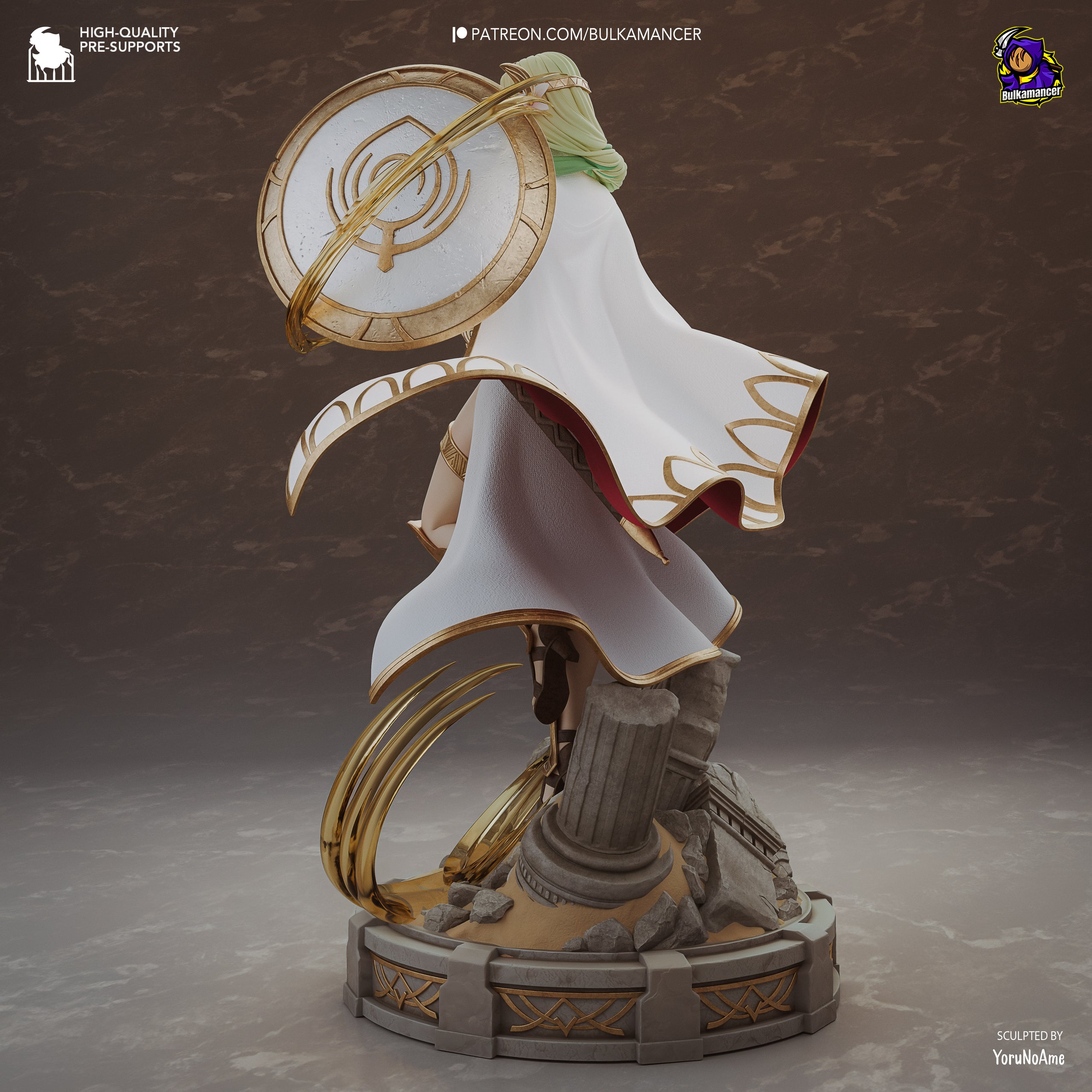 The Silver Saint Statue