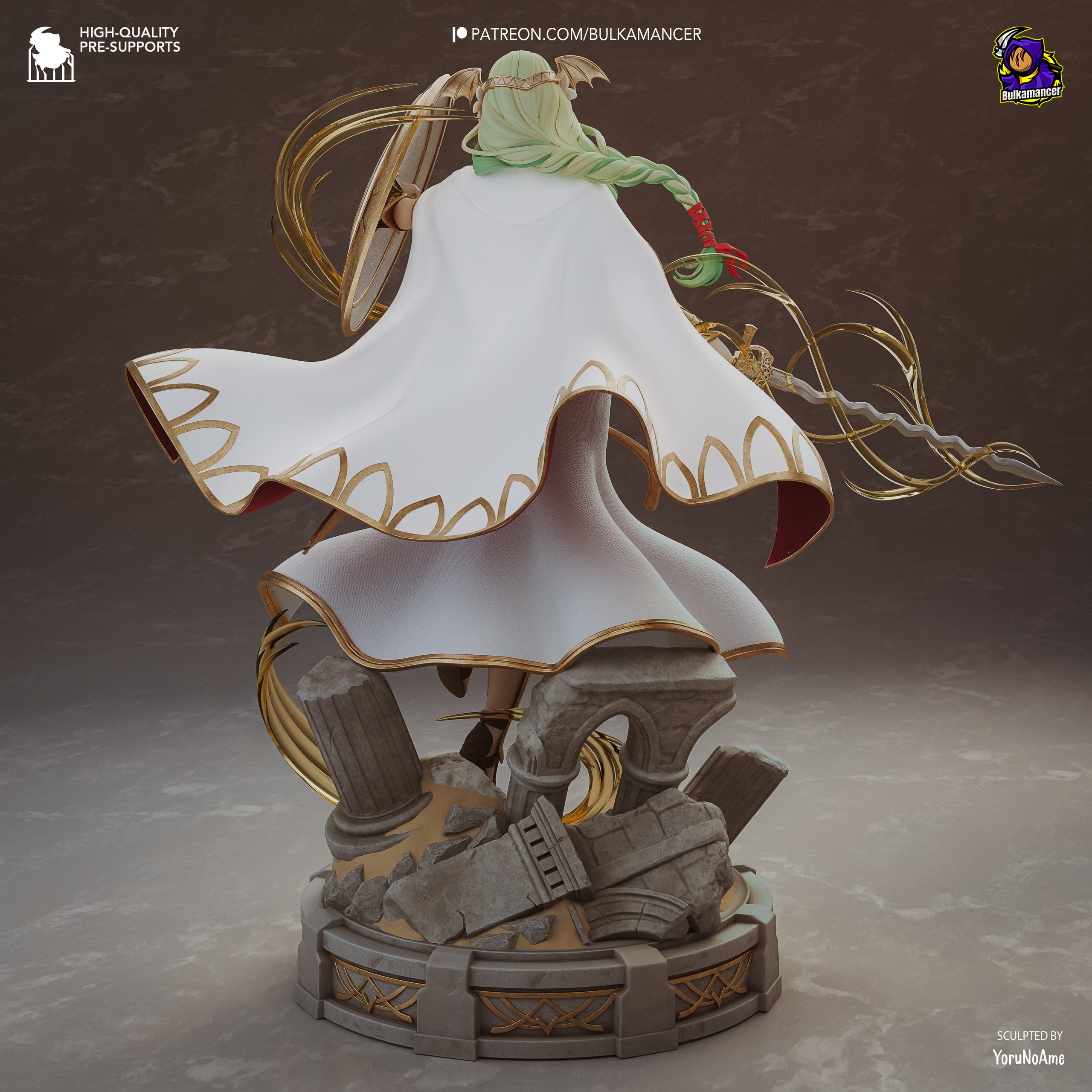 The Silver Saint Statue