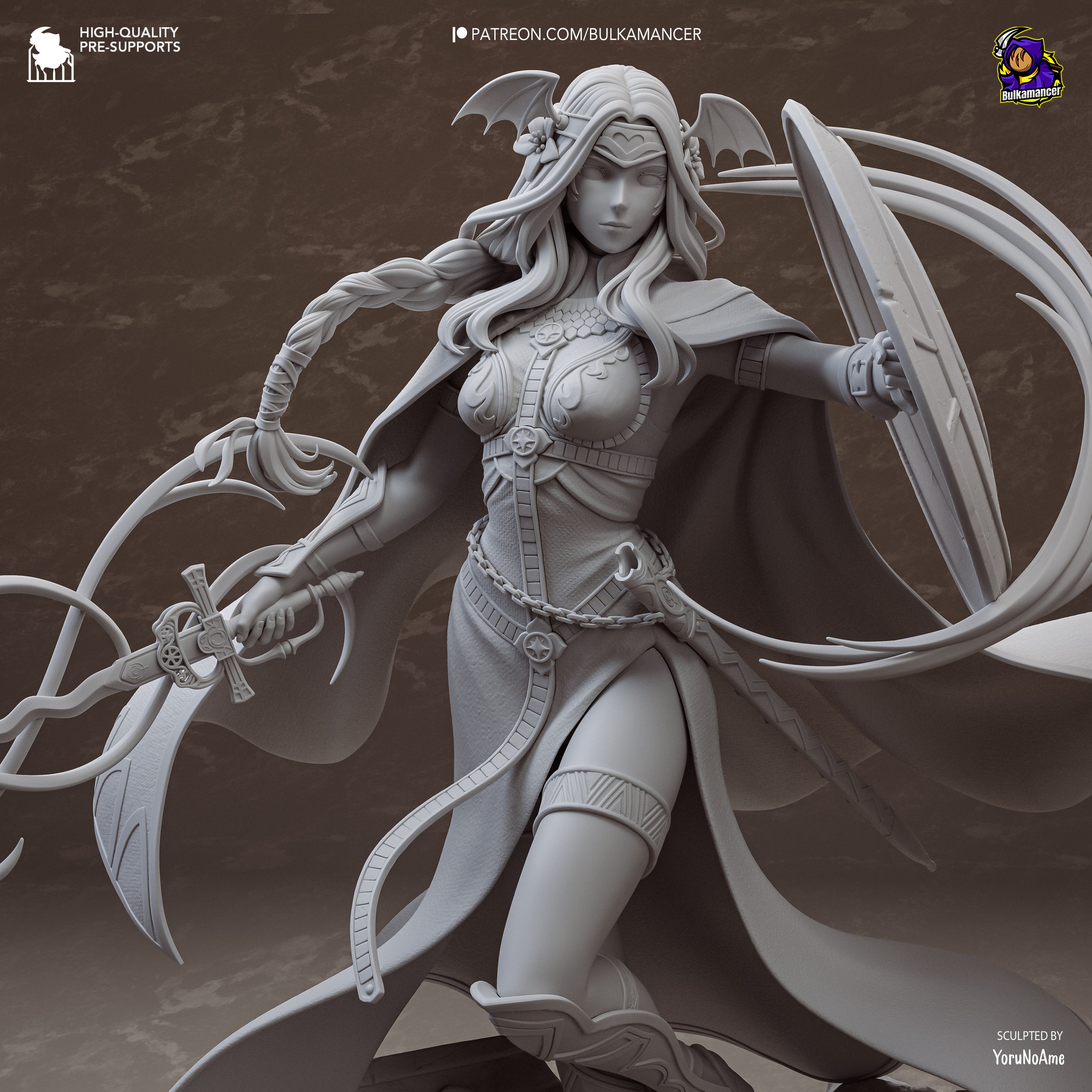 The Silver Saint Statue