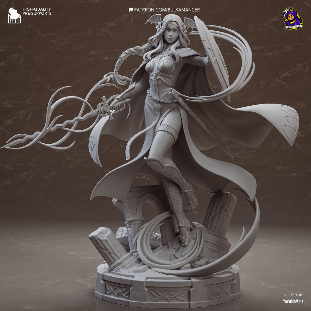 The Silver Saint Statue