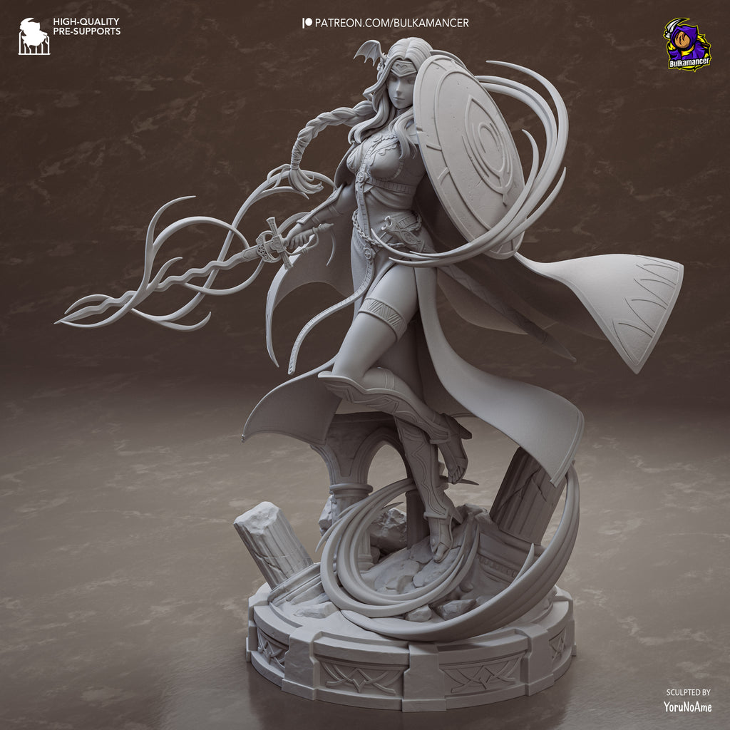 The Silver Saint Statue