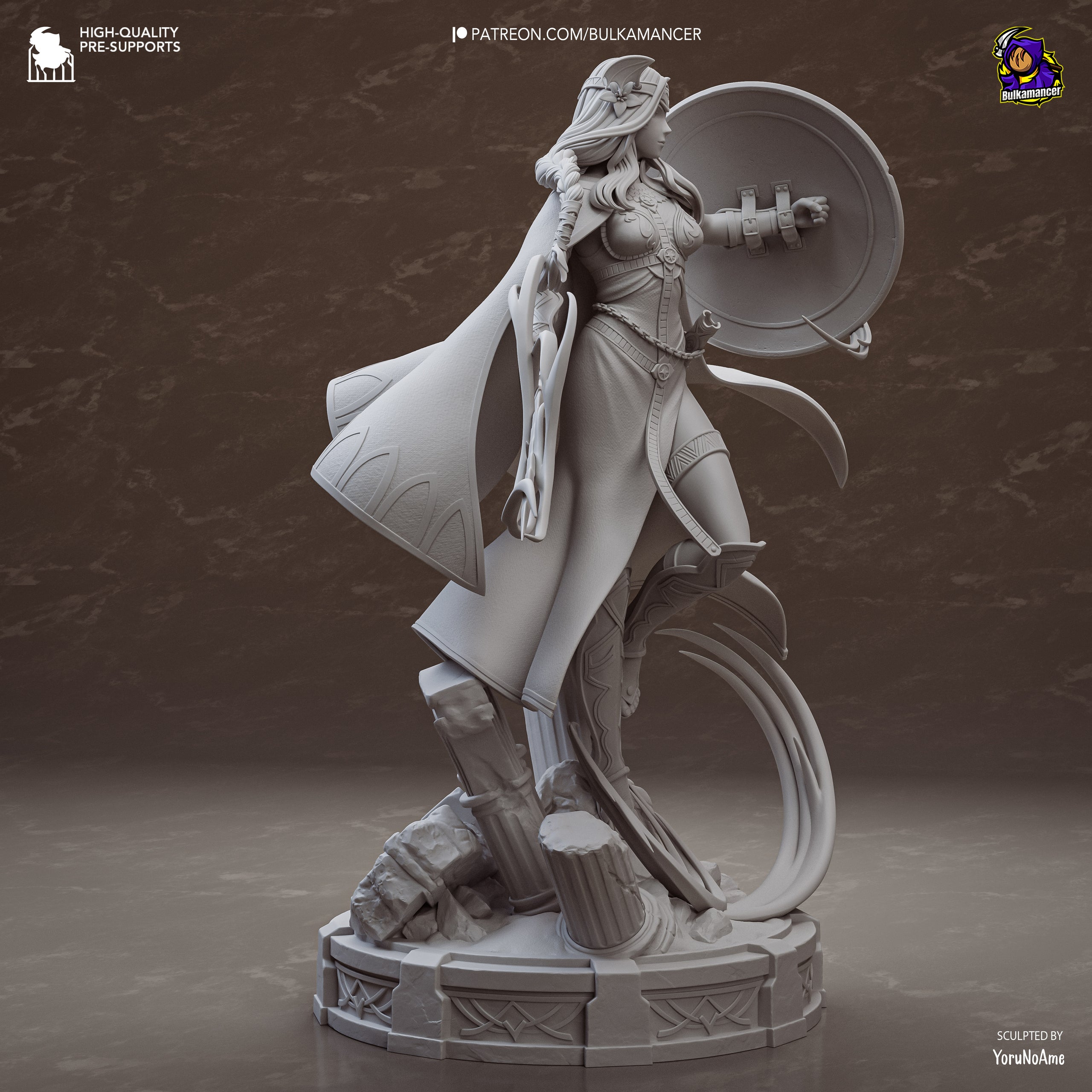 The Silver Saint Statue