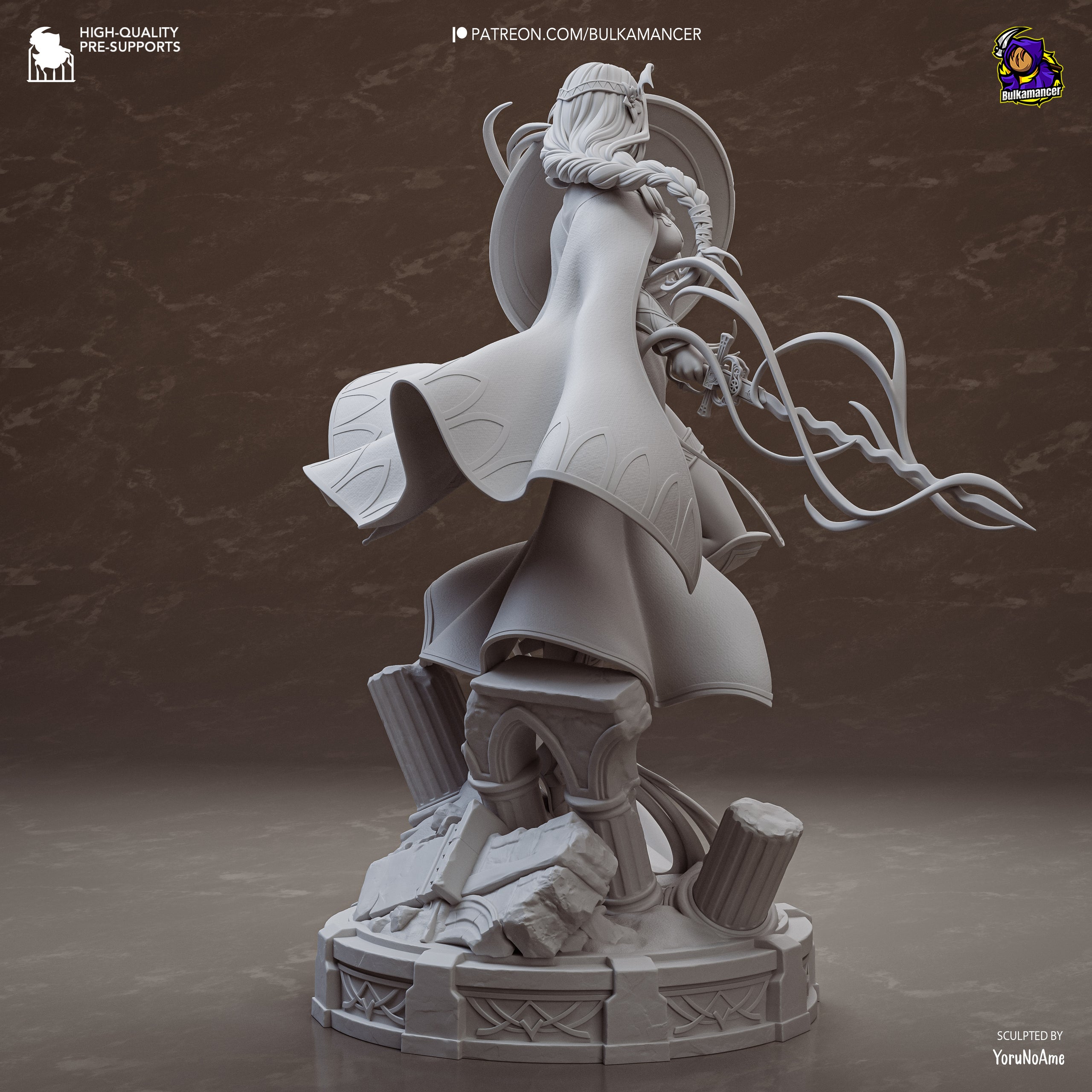 The Silver Saint Statue
