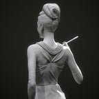 Moon River Muse Statue