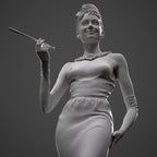 Moon River Muse Statue