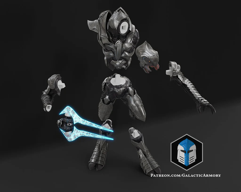 Elite Alien Warrior Statue