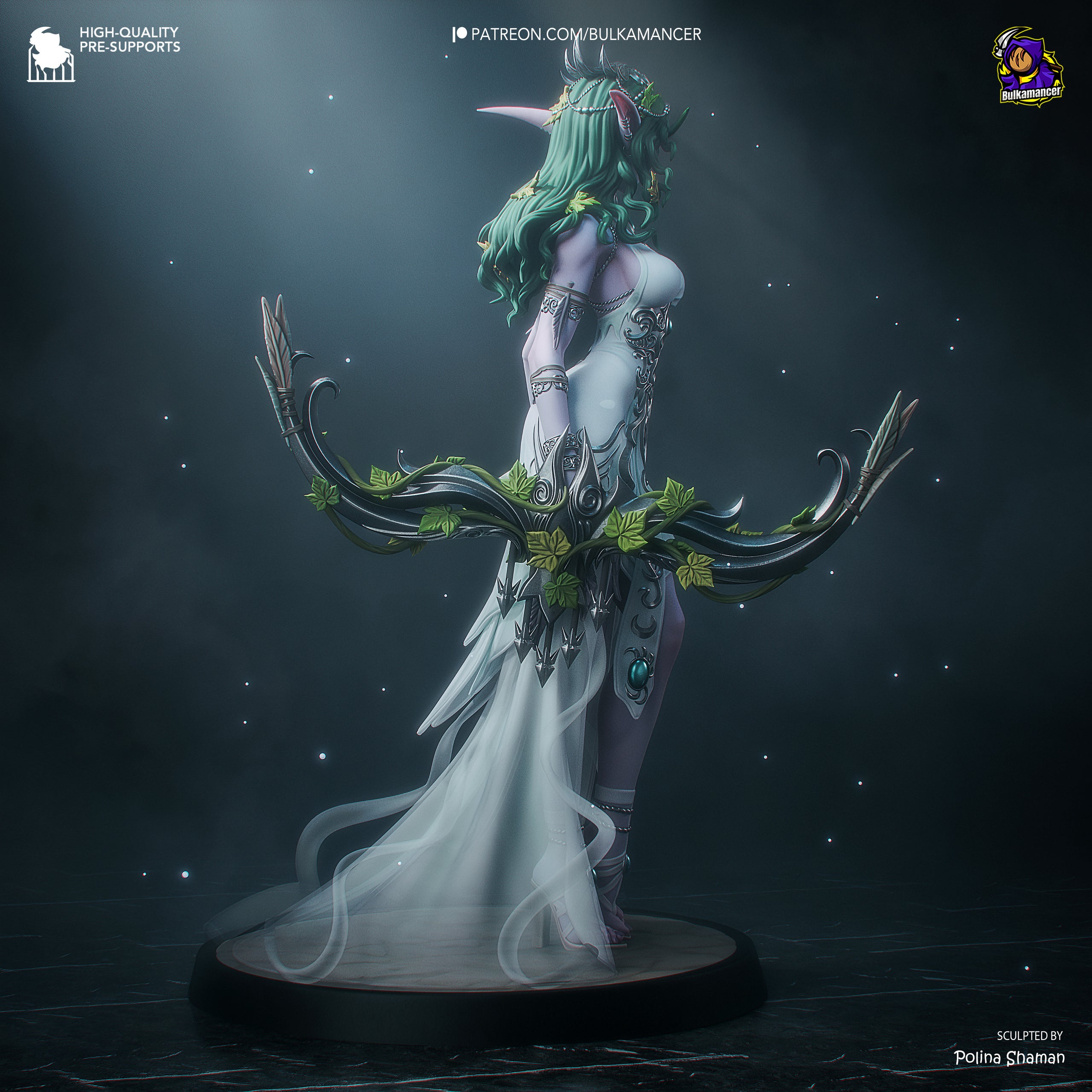 Night Elf Priestess Statue