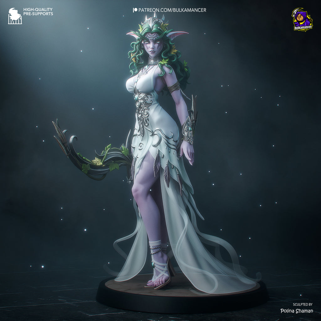 Night Elf Priestess Statue