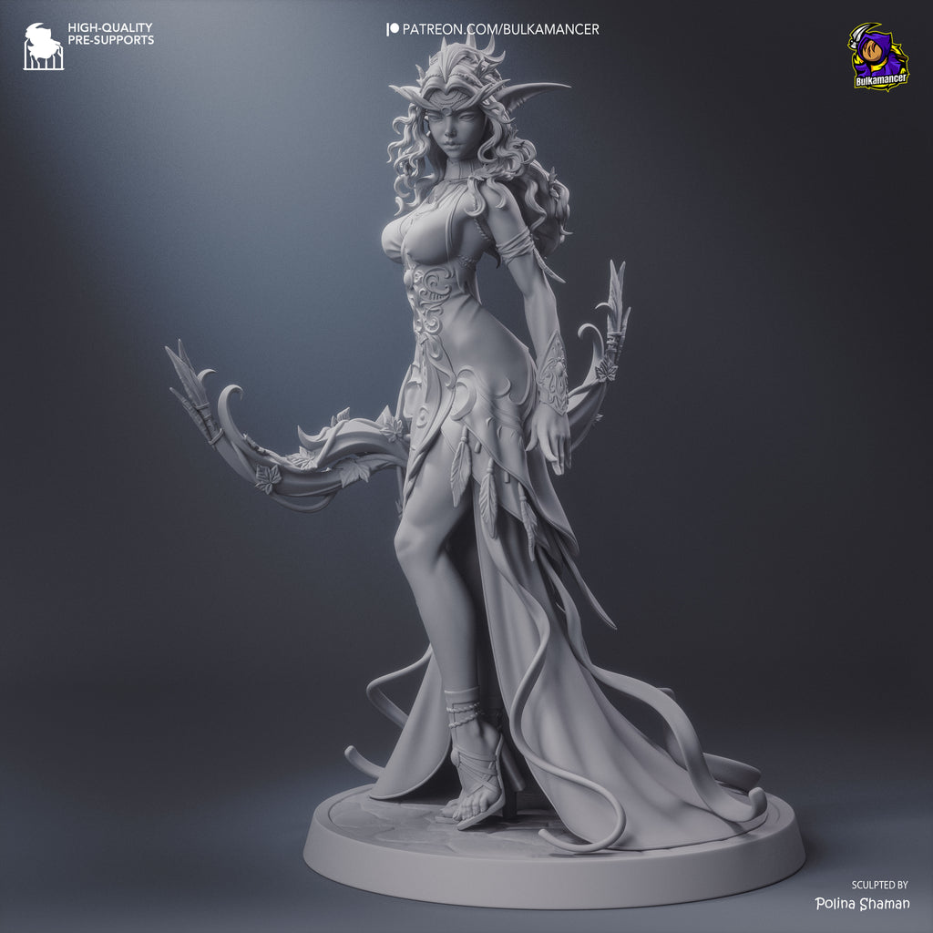Night Elf Priestess Statue