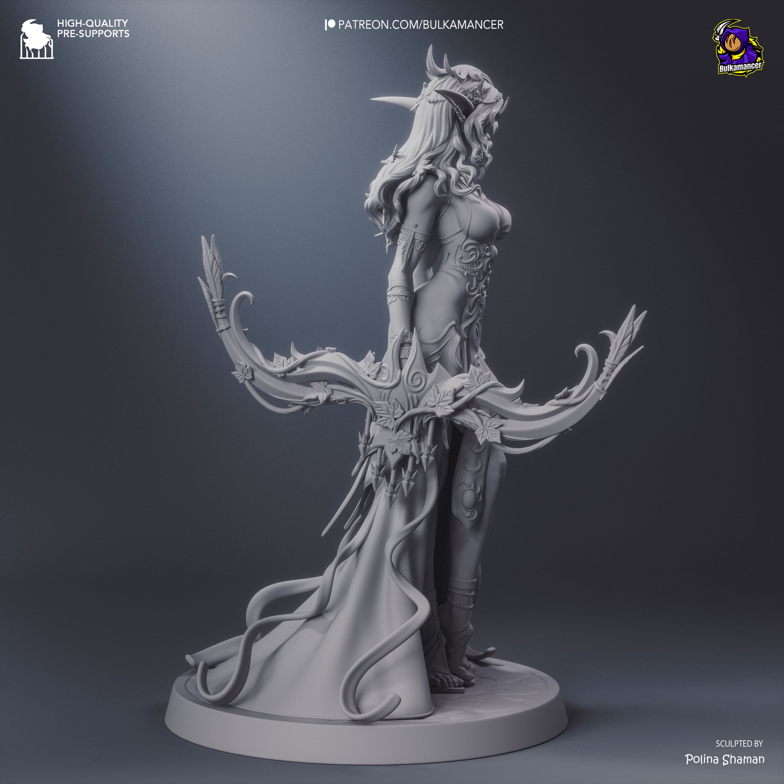 Night Elf Priestess Statue