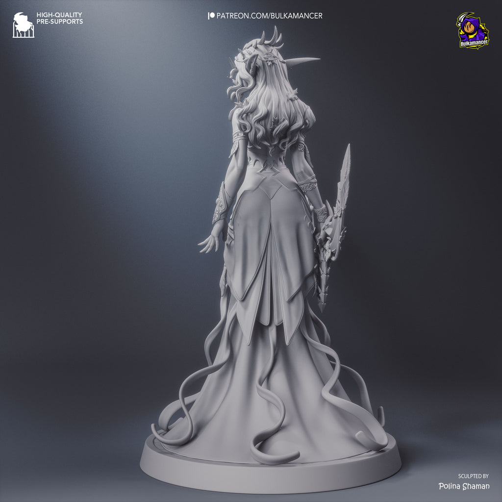 Night Elf Priestess Statue