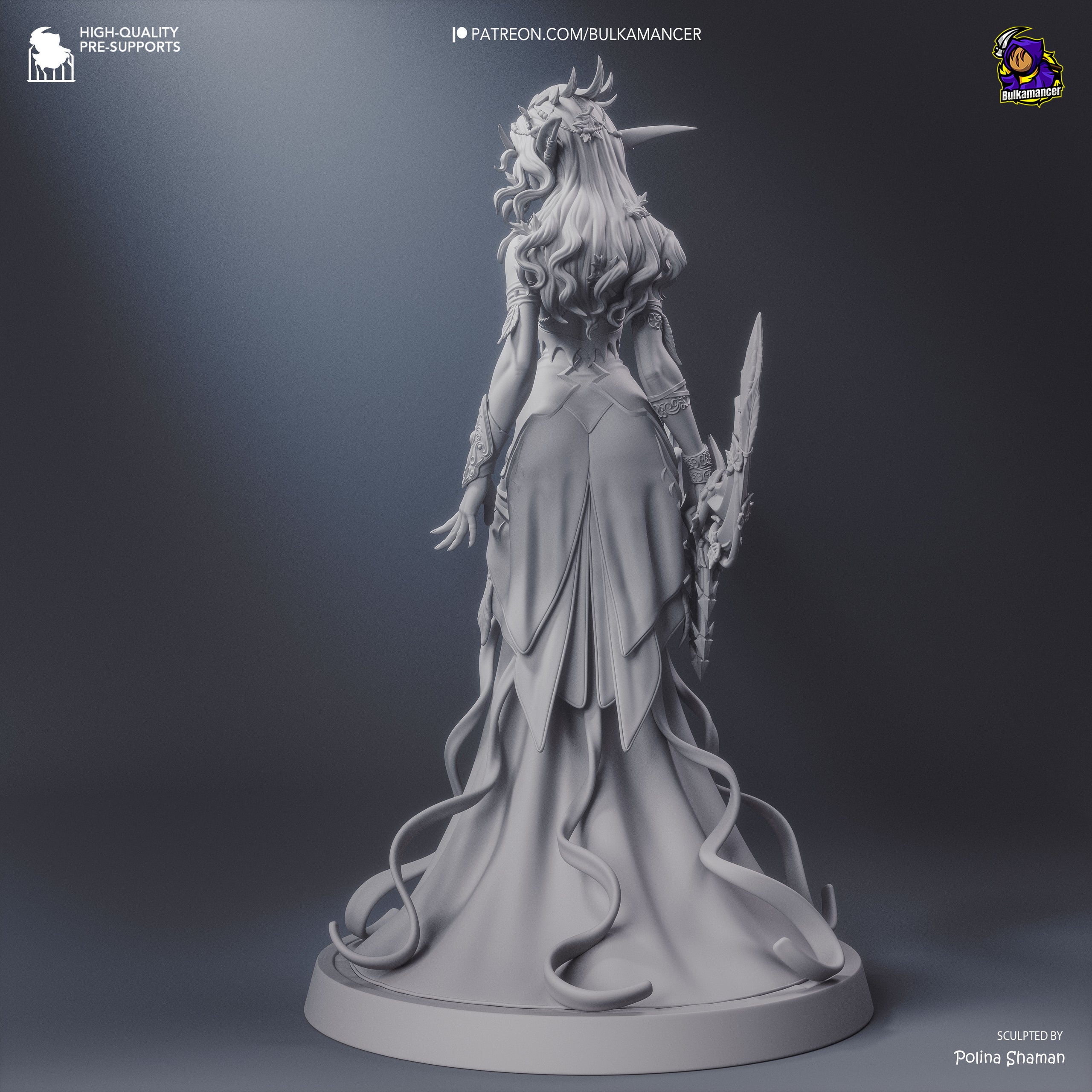 Night Elf Priestess Statue