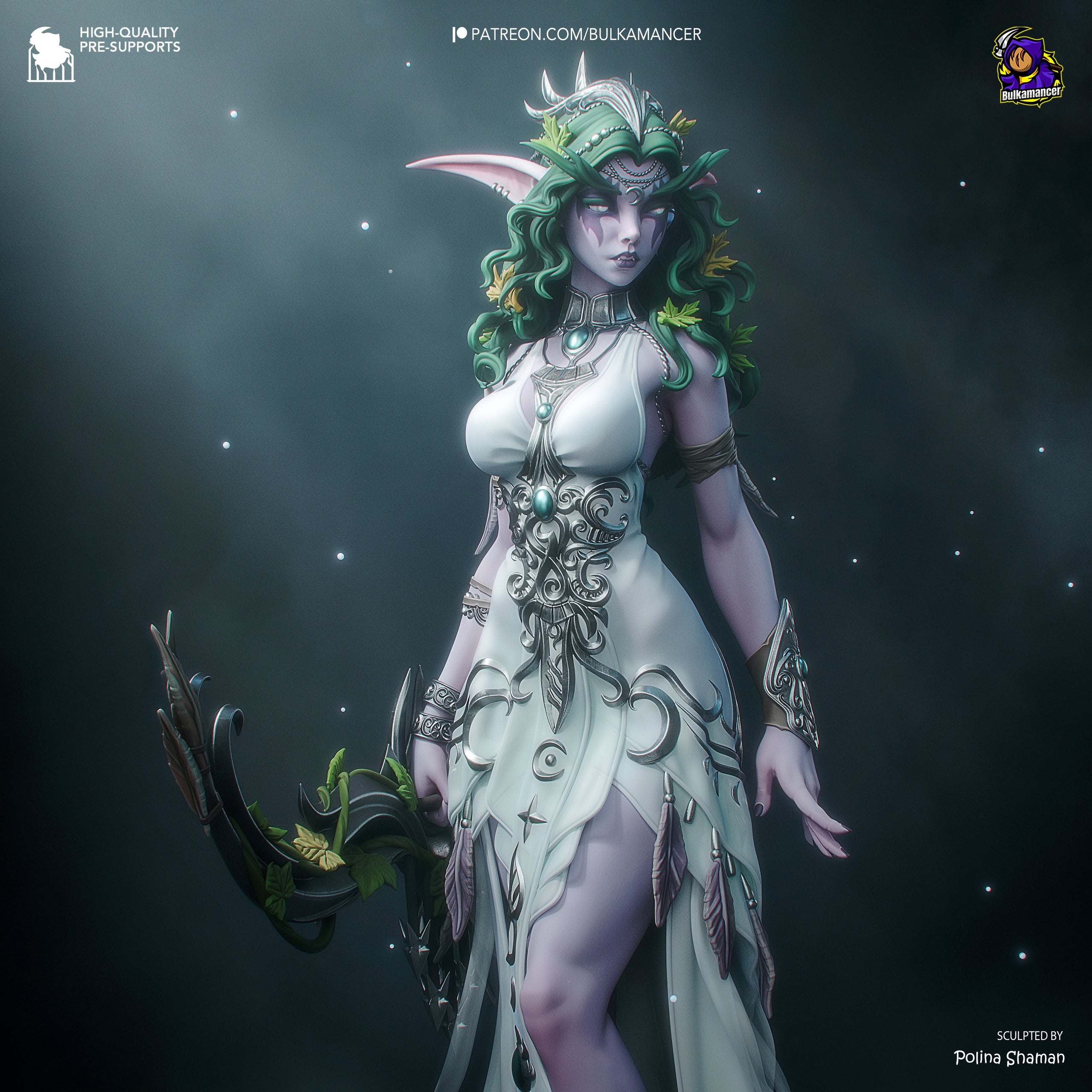 Night Elf Priestess Statue