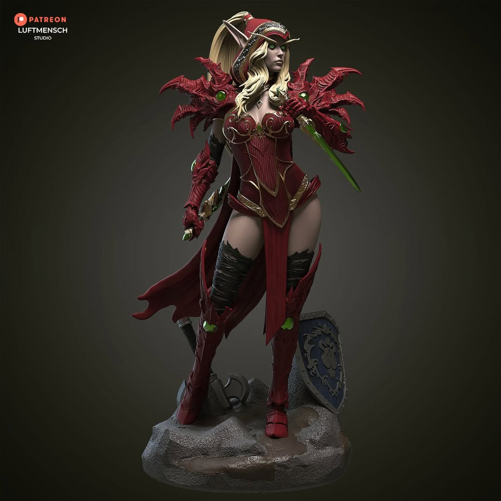 The Scarlet Blade Statue