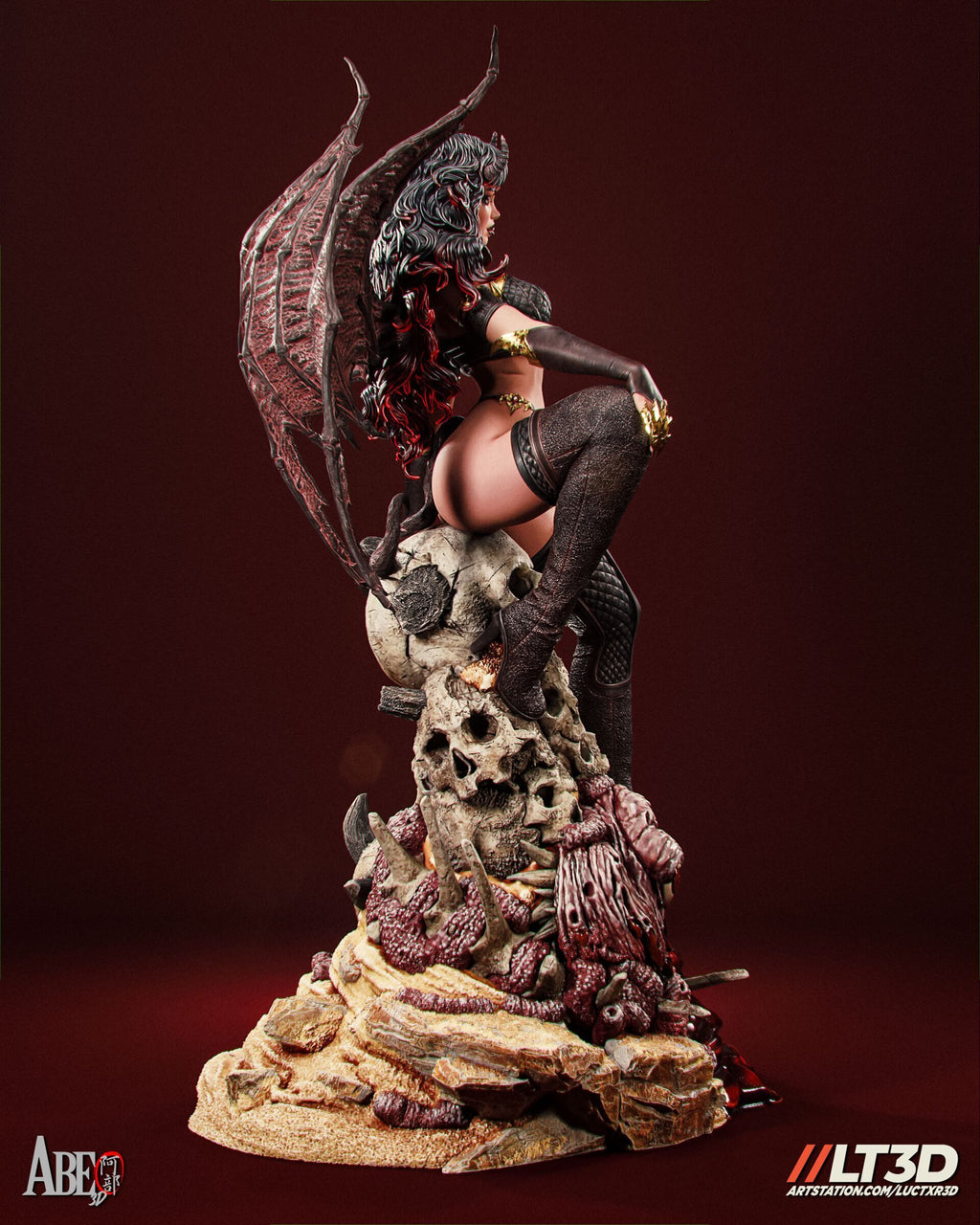 Xyrath Succubus Statue
