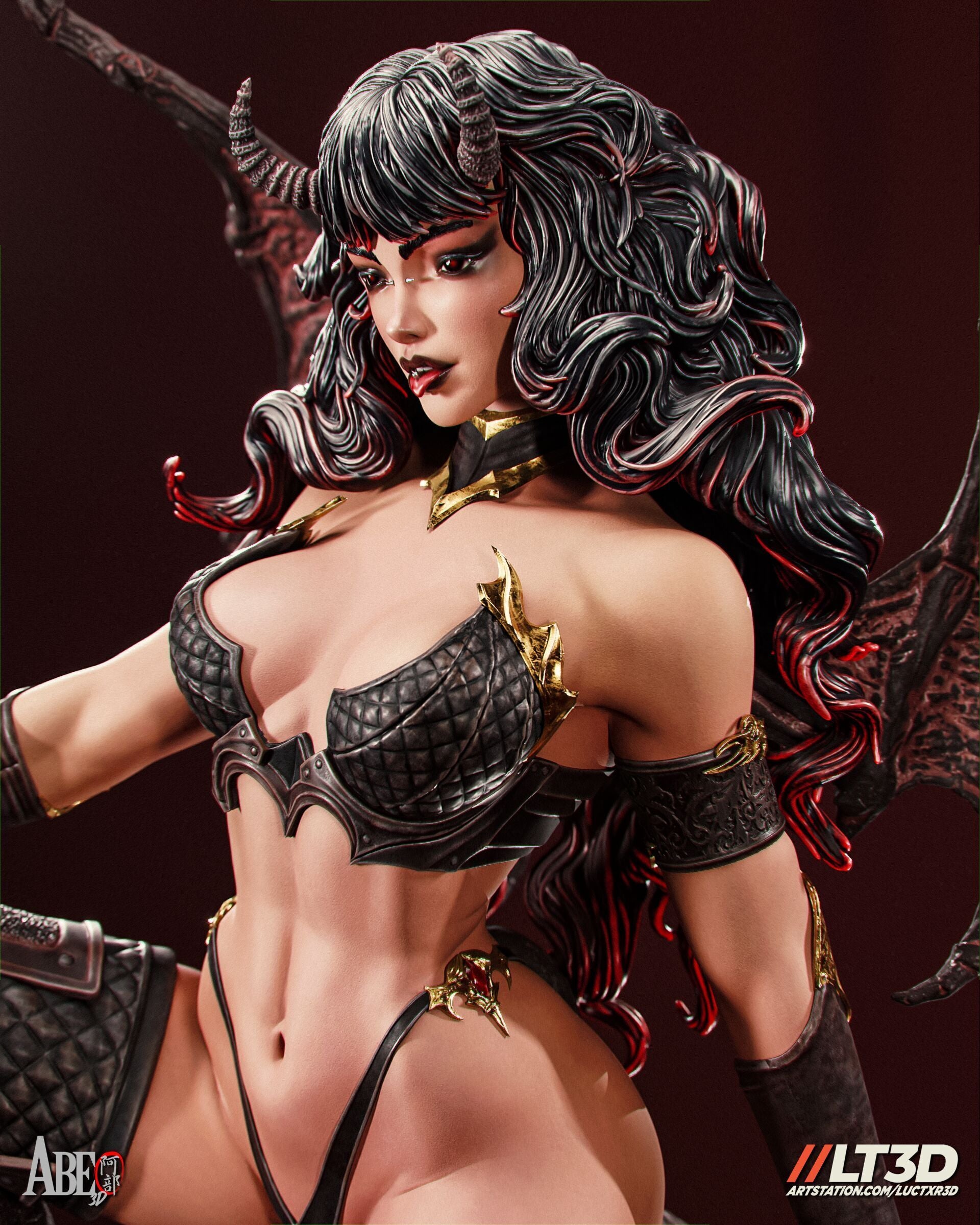 Xyrath Succubus Statue